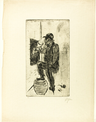 Man Drinking