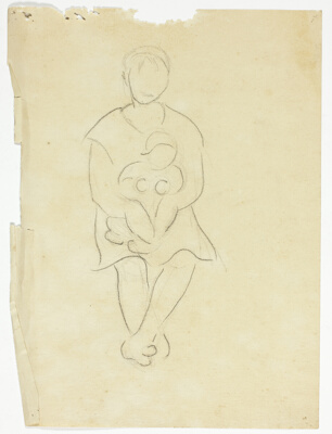 Untitled (Study of a Mother and Child)