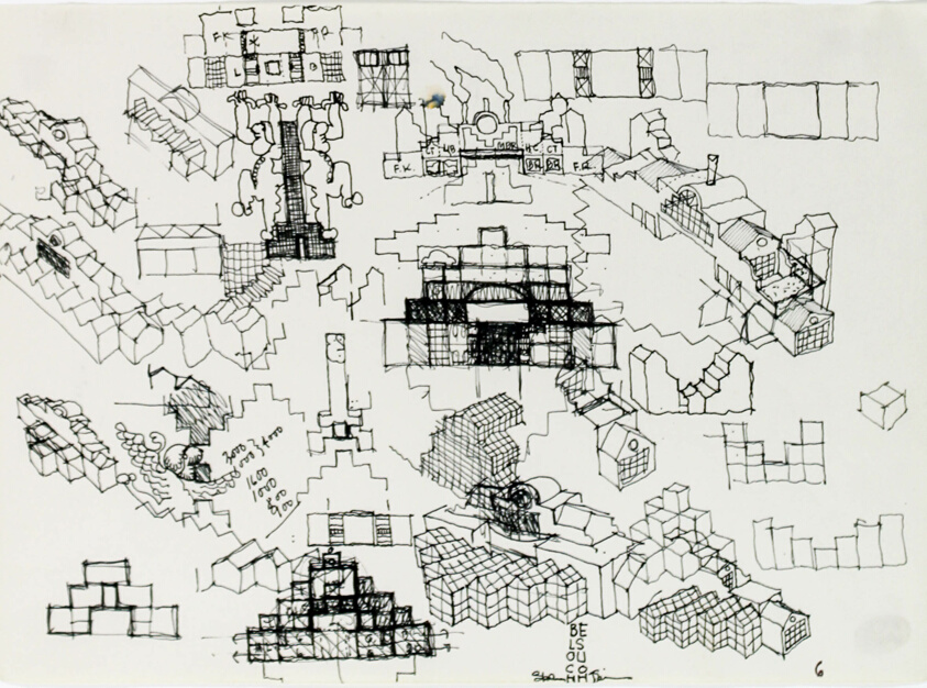 Bloch House, Design Sketch