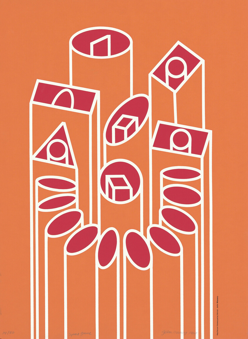 Carton de Venezuela, Space Game, Poster