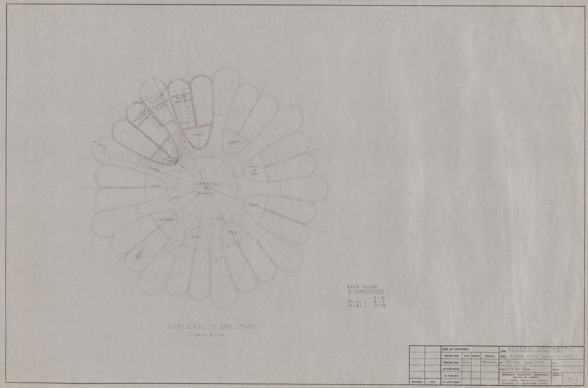 North Park College and Theological Seminary: Floor Plan for a Proposed Dormitory
