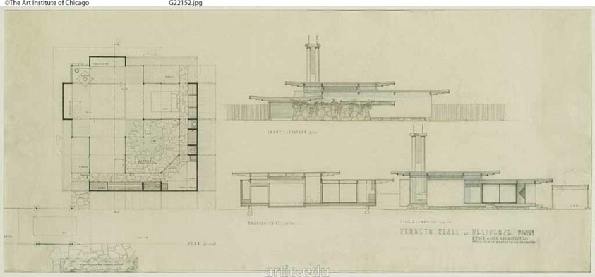 Kenneth Beall Jr. House, Wichita, Kansas, Perspective