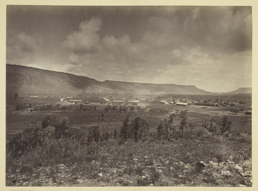 Distant View of Camp Apache, Arizona