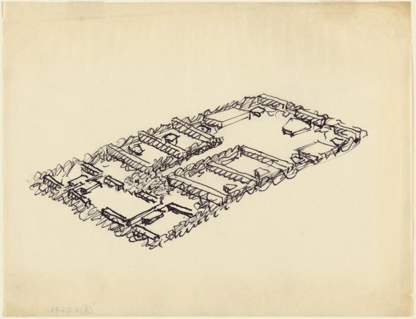 Illinois Institute of Technology, Chicago, Illinois, Campus Design Sketches