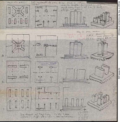 Chicago, Near North & West Loop Development, Sketch Studies