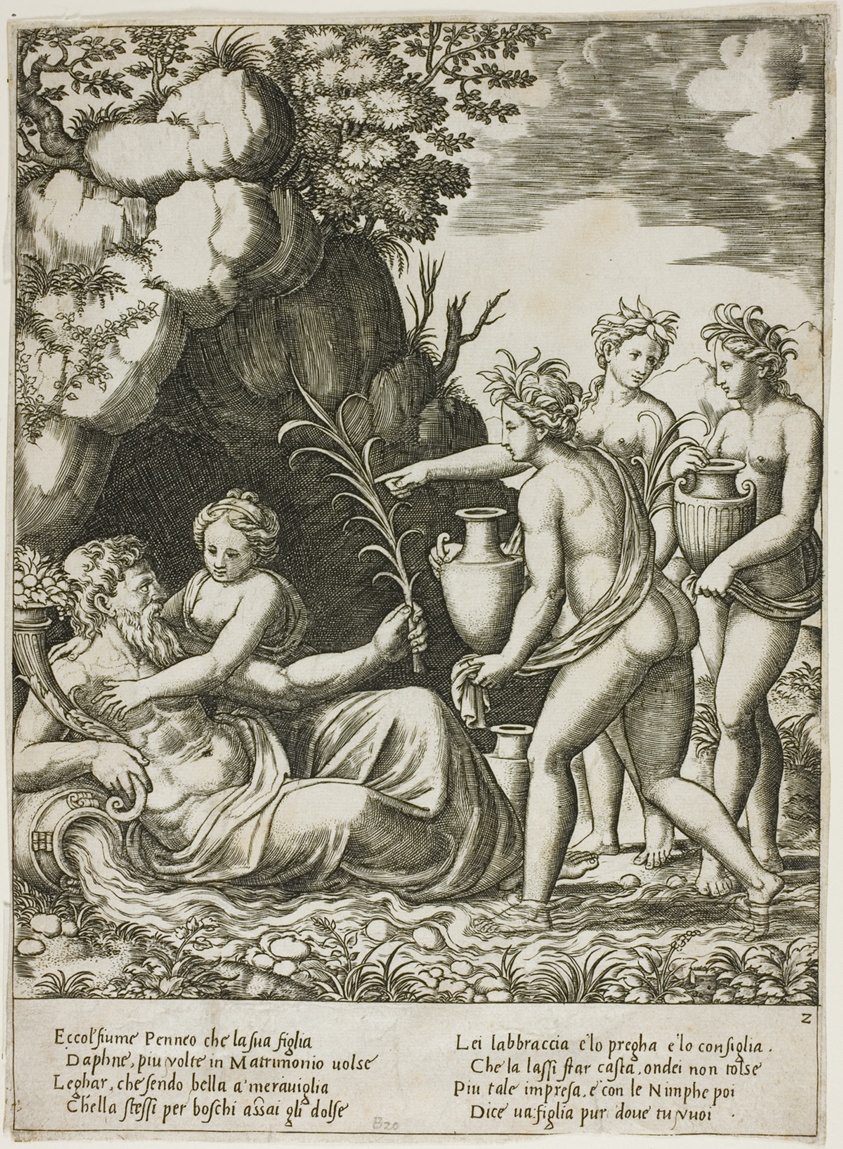 Daphne Embracing her Father, the River Peneus