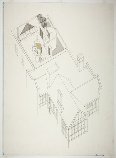 Penthouse for Norton Ginsburg, Chicago, Illinois, Isometric
