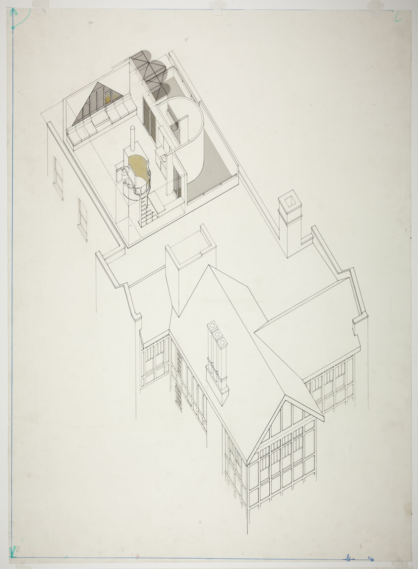 Penthouse for Norton Ginsburg, Chicago, Illinois, Isometric