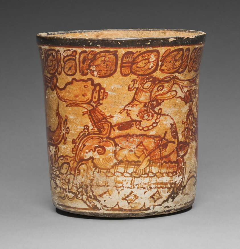 Mythological Scene Depicting a Diety with a Bundle