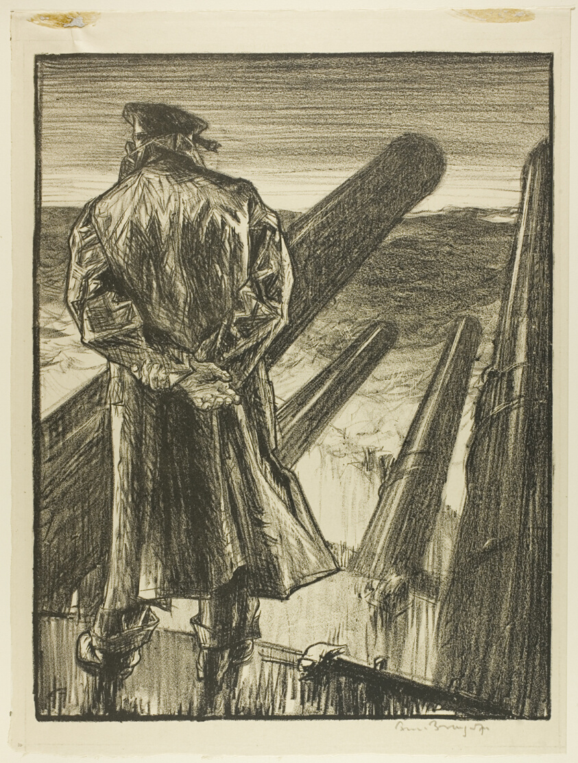 Making Sailors: The Look-Out, plate 23 from The Great War: Britain's Efforts and Ideals