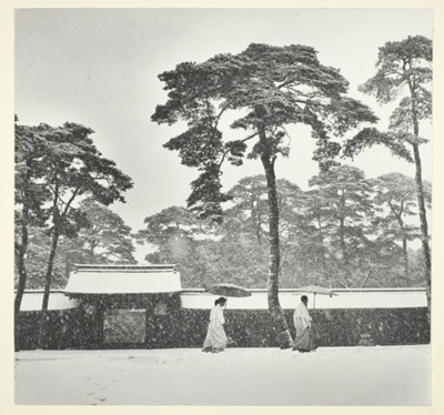 Shinto Priests in Snow