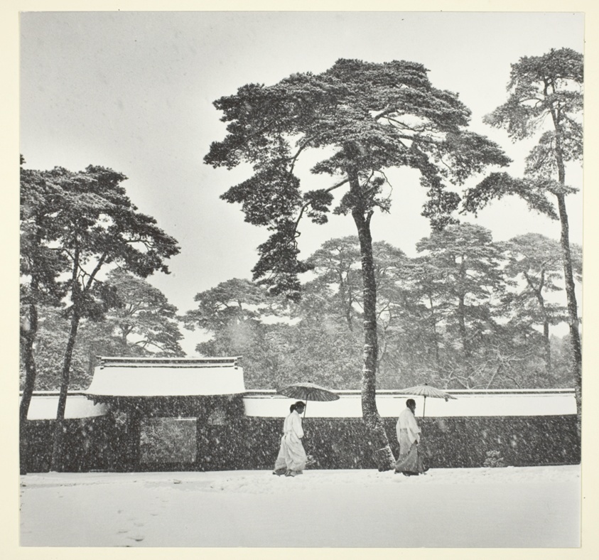 Shinto Priests in Snow