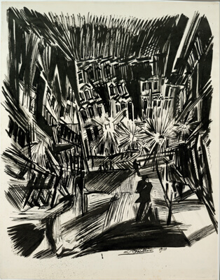 Street with Pedestrian
