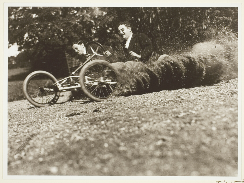Wheeled Bobsleigh Designed by Jacques Henri Lartigue