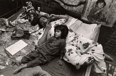 We lie around like a normal mother and daughter, from the series "Myself Mona Ahmed"