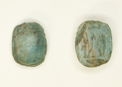 Scarab: Two Seated Deities