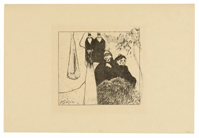 Old Women of Arles, from the Volpini Suite