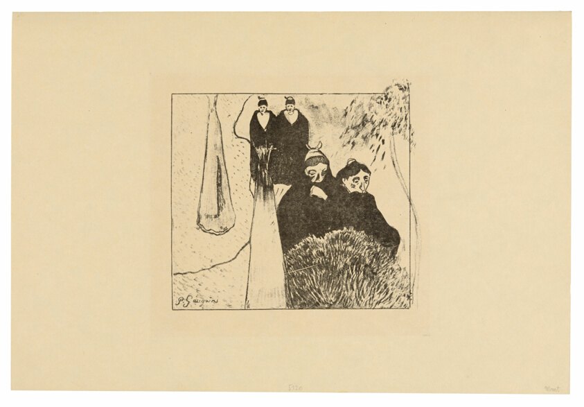 Old Women of Arles, from the Volpini Suite