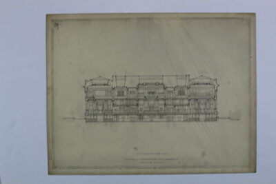 Seattle Public Library, Seattle, Washington, Longitudinal Section