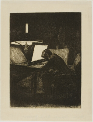 François Bonvin Etching