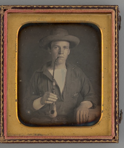 Untitled (Portrait of a Man Smoking a Pipe)