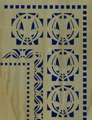 Stencil Design, Corner