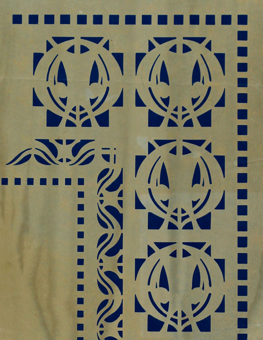 Stencil Design, Corner