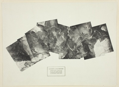 Set of consecutive photographs to form a map (German area occupied by U.S. troops since armistice), (Rhine or Moselle River?), E. Sayn to N.W. Grenzen