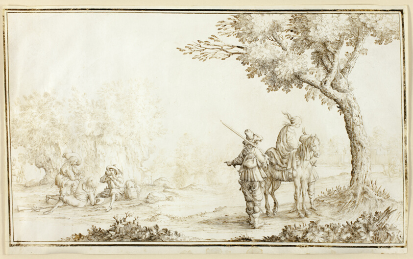 Landscape with Travelers