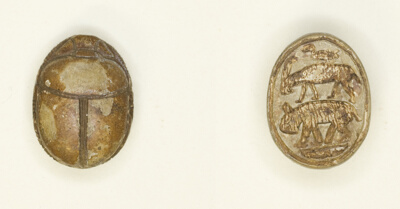 Scarab: Animal Motifs (Bird, Antelope, Hippopotamus)