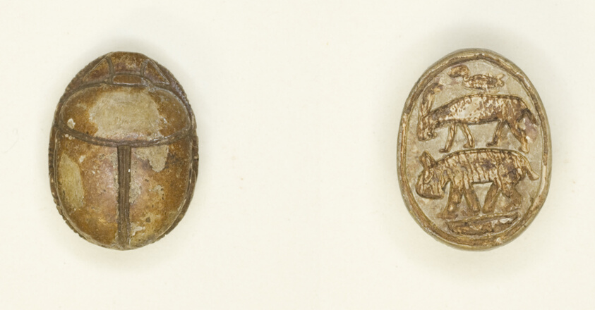 Scarab: Animal Motifs (Bird, Antelope, Hippopotamus)