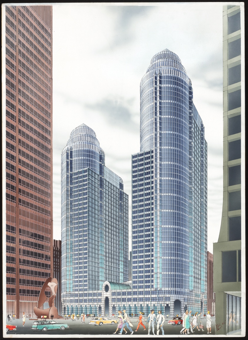 Block 37 Proposal, Chicago, Illinois, Perspective