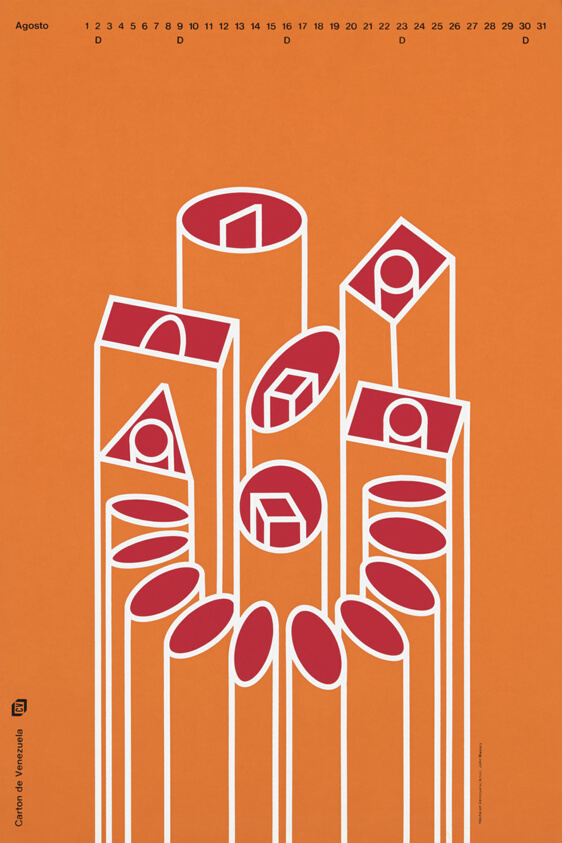 Carton de Venezuela, Agosto, Poster