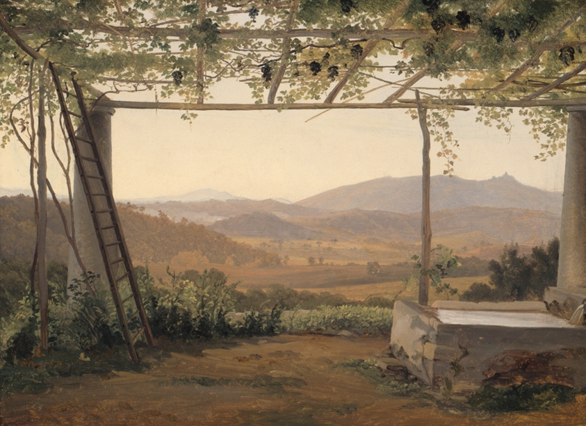 Fountain and Pergola in Italy