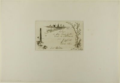 Title Page, from Cahier de six eaux-fortes, vues de Hollande