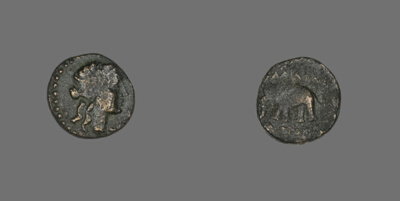 Coin Depicting a Female Head