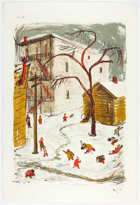 Playing in the Snow