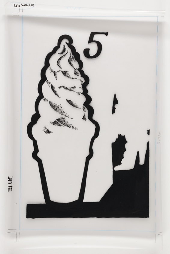Untitled, from Hairy Who (color separation)