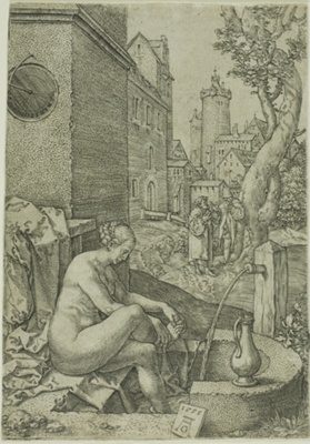 Susanna Surprised by the Elders, from The Story of Susanna