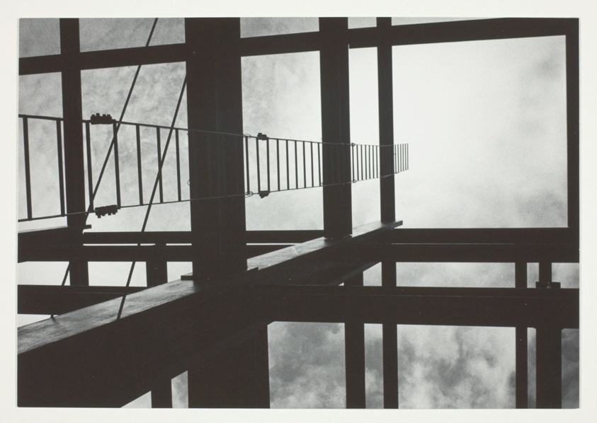 Steel construction, Misty Background