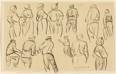 Men and Women Seen from Back