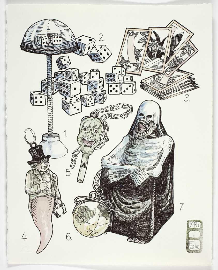 Plate I, Volume I, Book I, Personae, from Index: The Objects of My Obsession