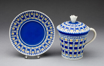 Cup with Cover and Saucer