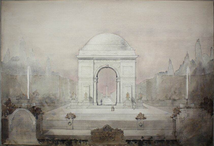 Student Project, Decatur Memorial Arch, Perspective