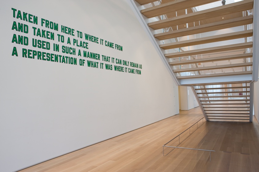 TAKEN FROM HERE TO WHERE IT CAME FROM AND TAKEN TO A PLACE AND USED IN SUCH A MANNER THAT IT CAN ONLY REMAIN AS A REPRESENTATION OF WHAT IT WAS WHERE IT CAME FROM