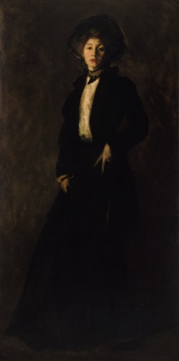 Young Woman in Black