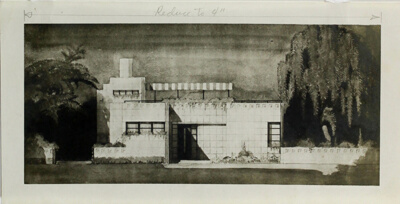 Burton Dunglinson House, Ealing, England, Scheme Elevation