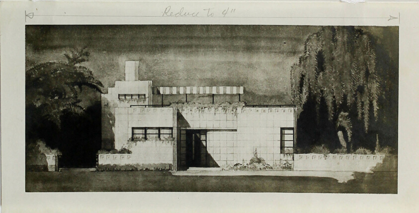 Burton Dunglinson House, Ealing, England, Scheme Elevation