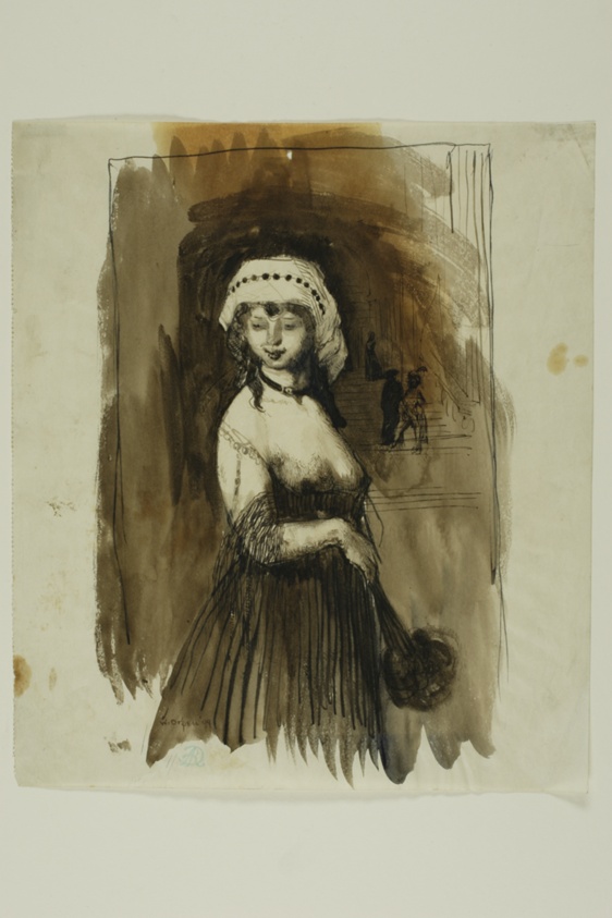 Woman with a Fan