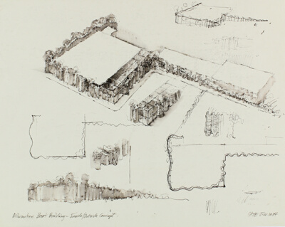 Best Products Showroom, Milwaukee, Wisconsin, Design Sketches